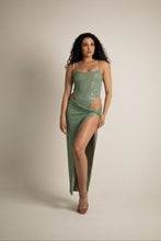 Load image into Gallery viewer, SEQUIN KNOT SKIRT