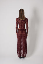 Load image into Gallery viewer, CHÈRIE SKIRT - BURGUNDY
