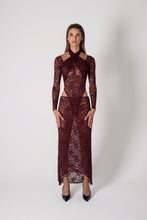 Load image into Gallery viewer, CHÈRIE SKIRT - BURGUNDY
