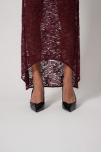 Load image into Gallery viewer, CHÈRIE SKIRT - BURGUNDY
