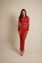 Load image into Gallery viewer, FIORELLA DRESS - RED
