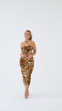 Load image into Gallery viewer, EDEN MAXI DRESS - LEOPARD
